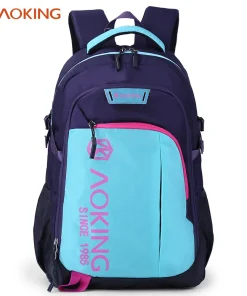 SAC A DOS BACKPACK AOKING SN 96200 NOIR/MAUVE /VERT