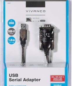 ADAPTATEUR VIVANCO USB-SERIE RS32 1.4M