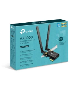 Carte réseau  PCI TP-Link Archer TX55E Bluetooth Wi-Fi 6 AX3000 - 40P